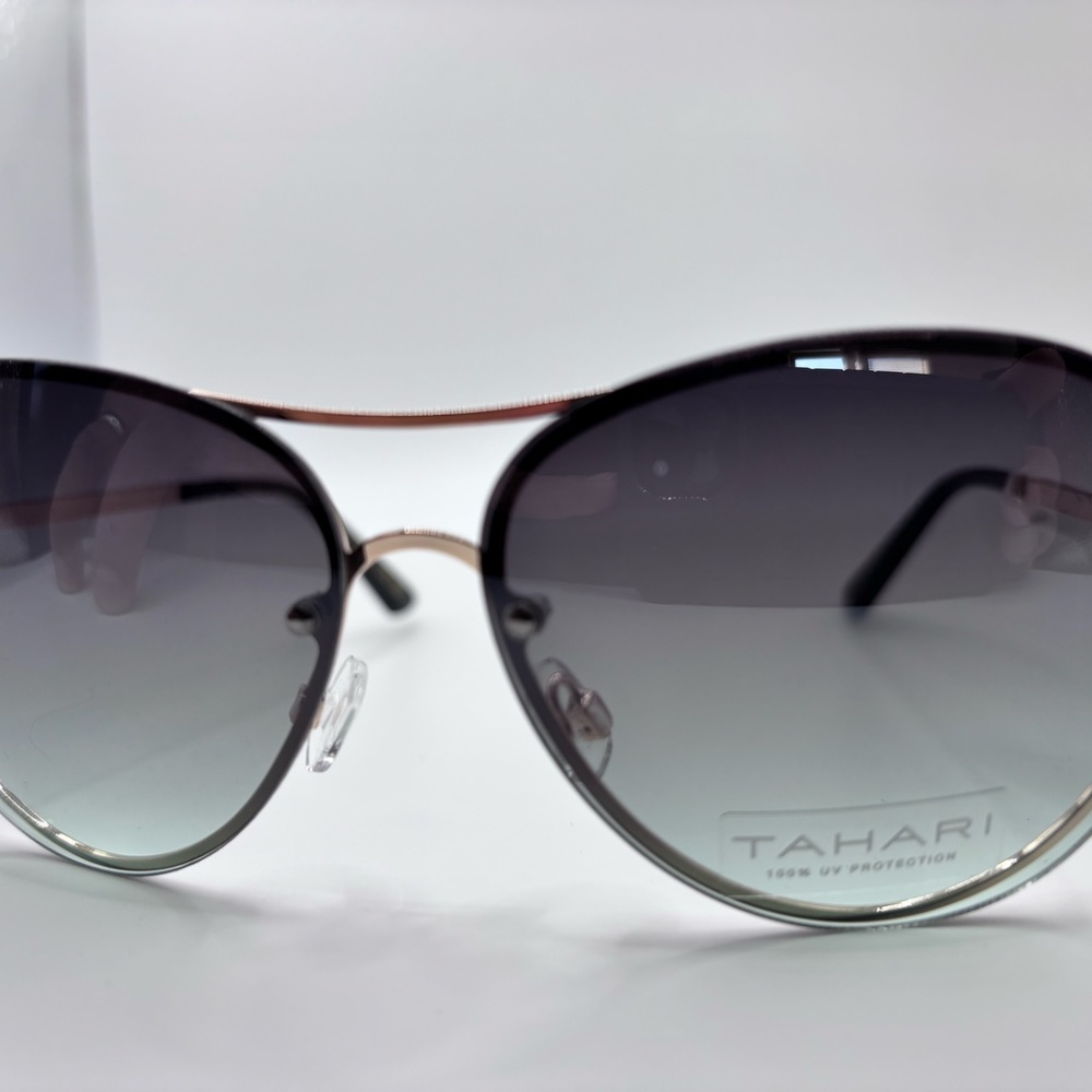 Tahari Women's Cat-Eye Aviator Oversized Sunglasses - Picture 9 of 9